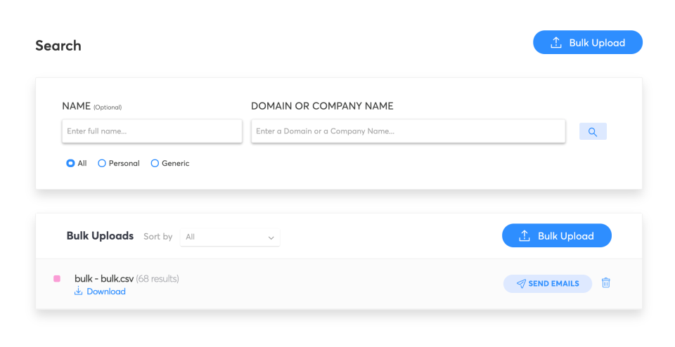 screenshot of FindThatLead