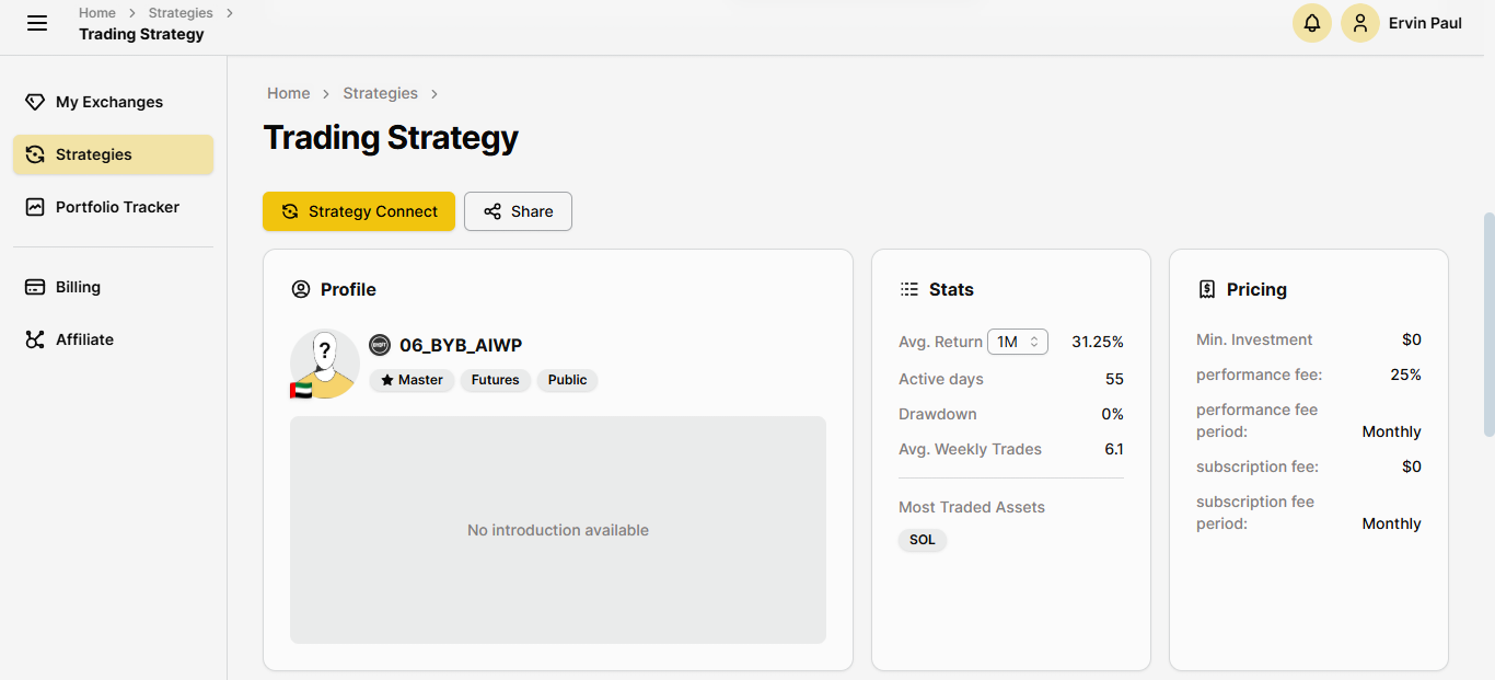 screenshot of Finestel