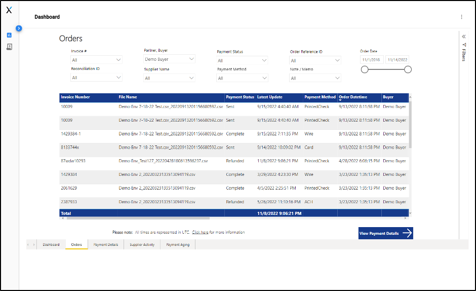 screenshot of Finexio