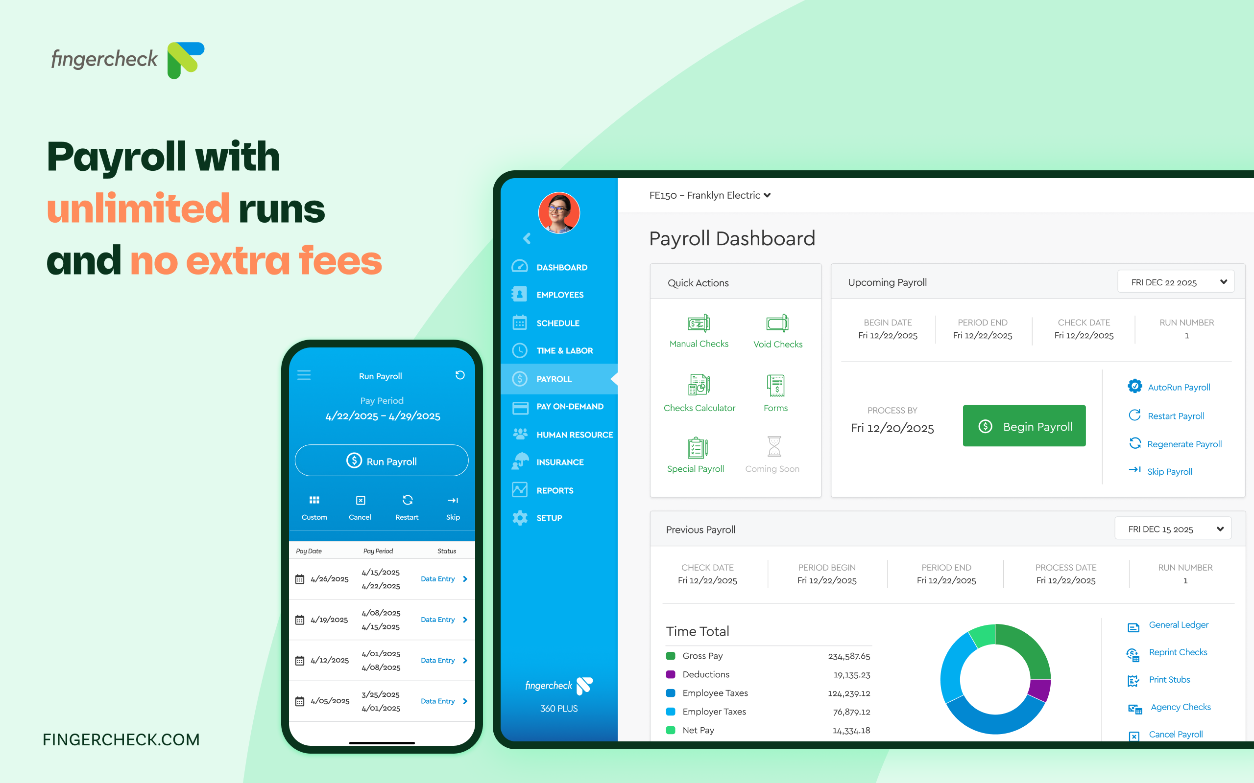 screenshot of Fingercheck