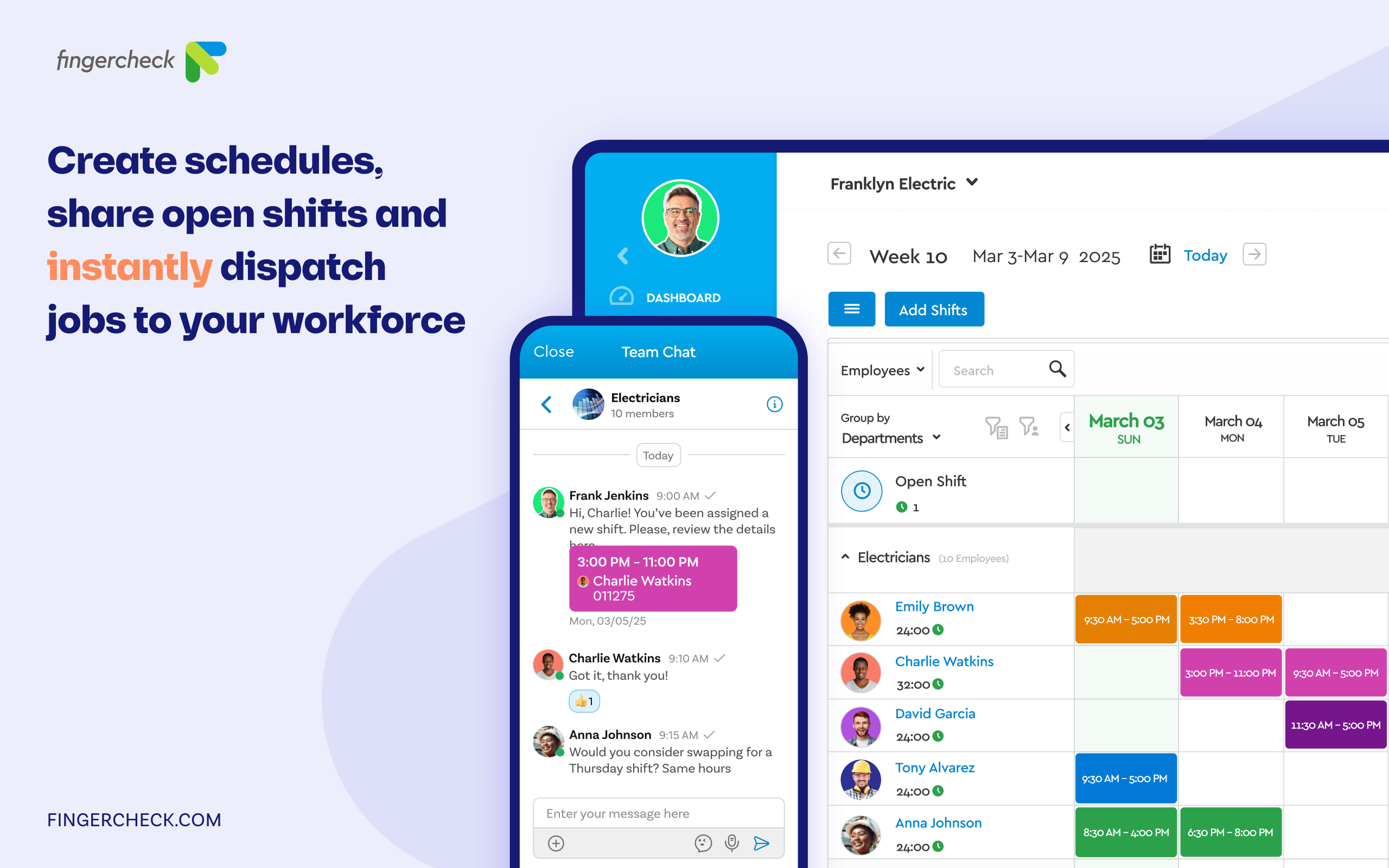 screenshot of Fingercheck