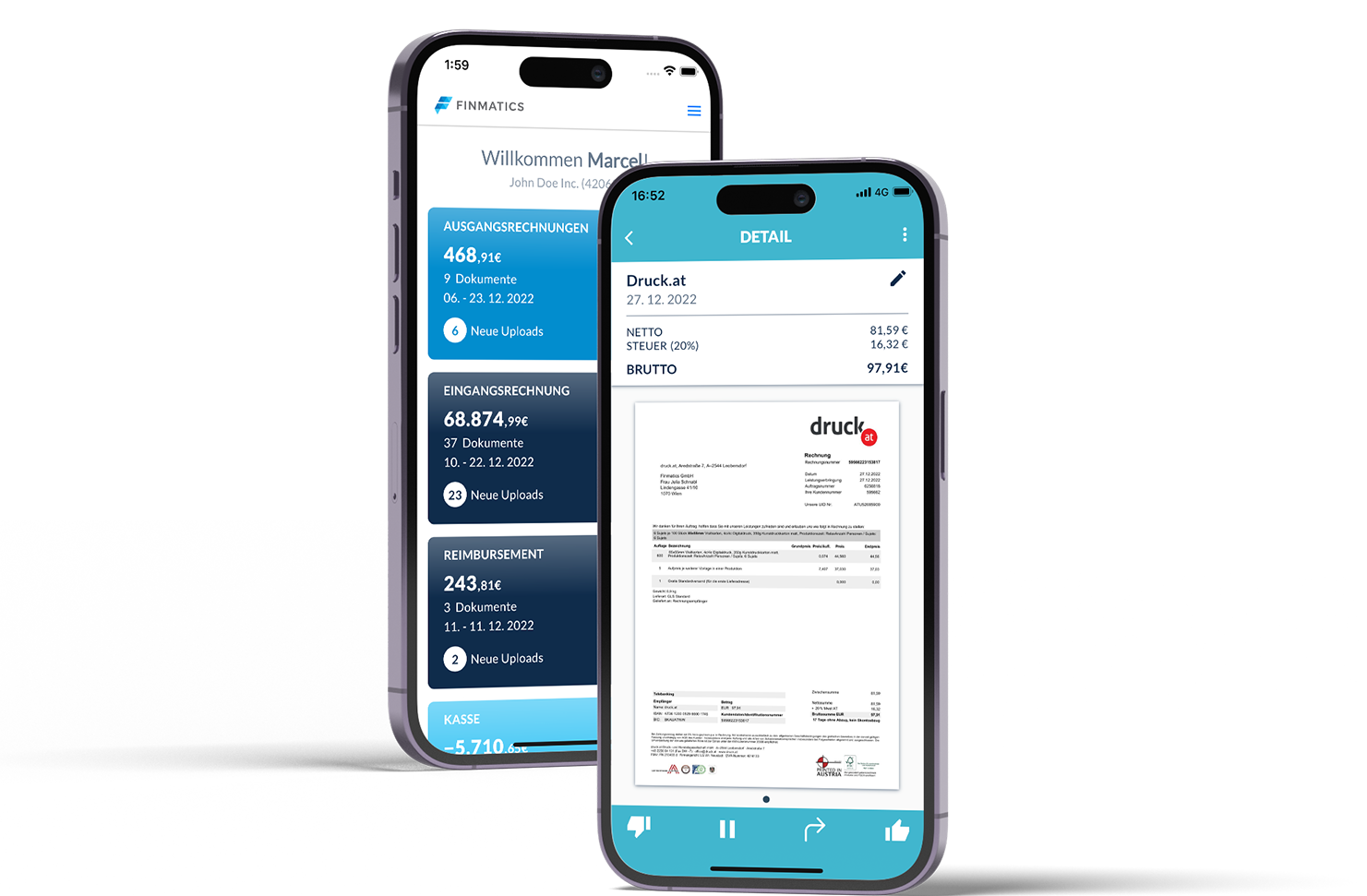 screenshot of Finmatics
