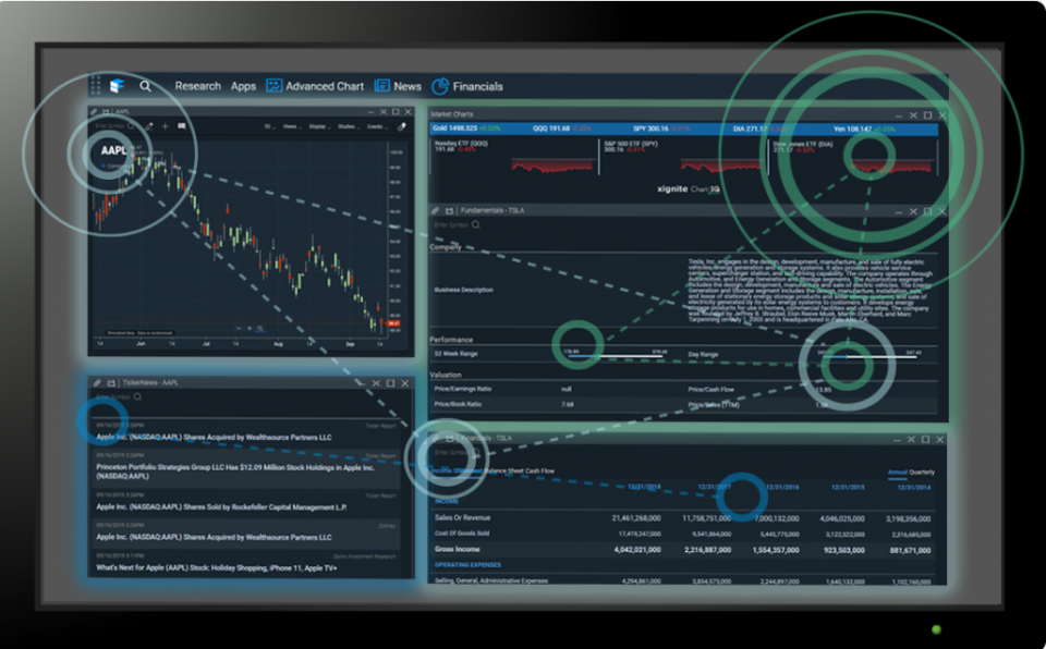 screenshot of Finsemble