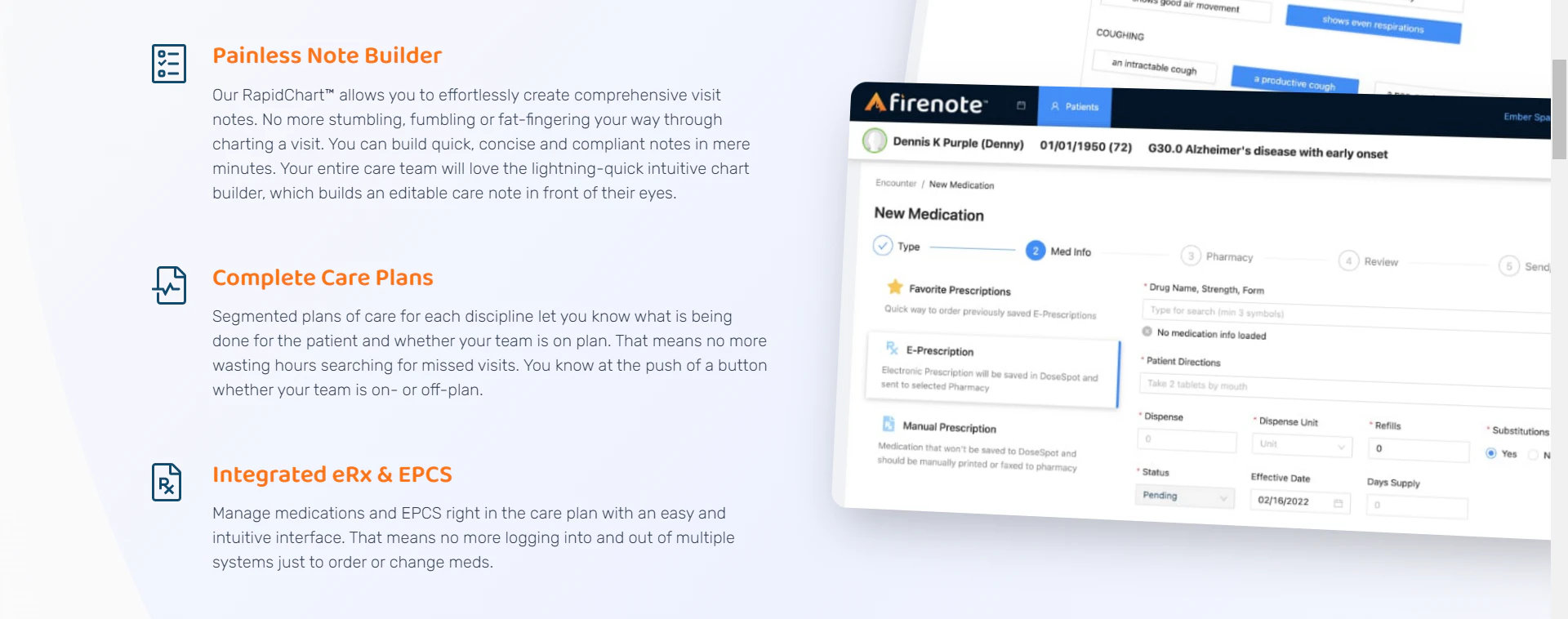 screenshot of FireNote