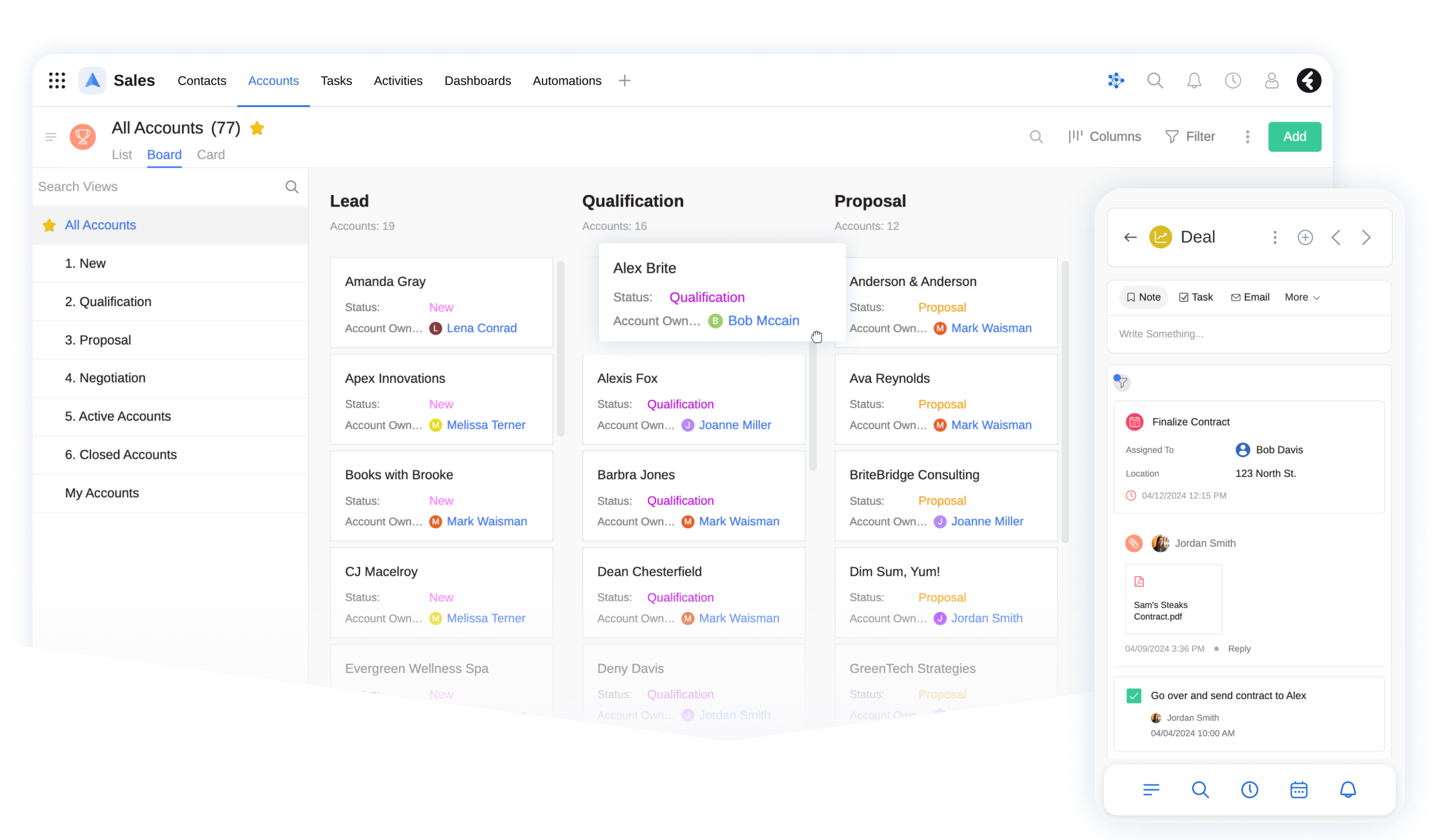 screenshot of Fireberry