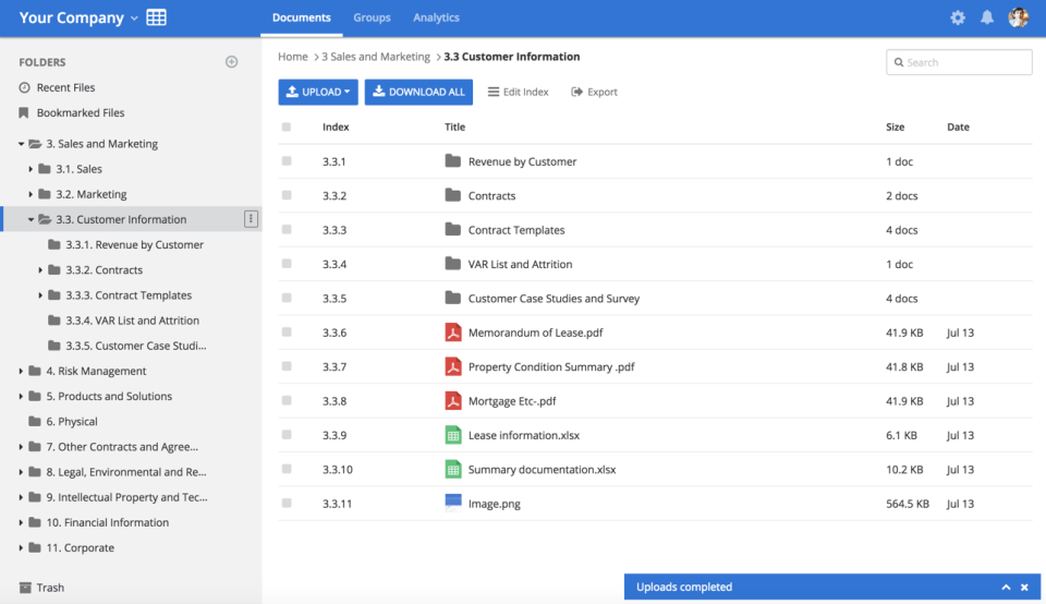 screenshot of FirmRoom