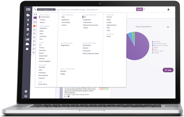 screenshot of FiscalNote