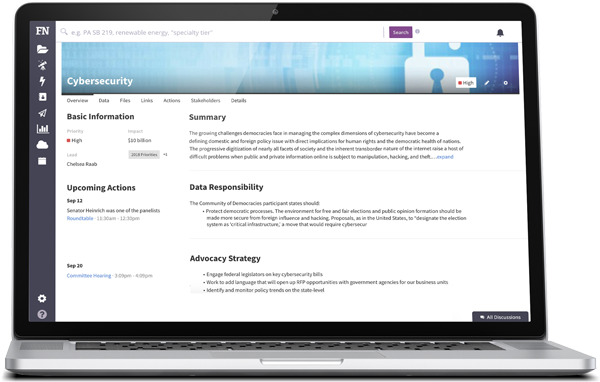 screenshot of FiscalNote