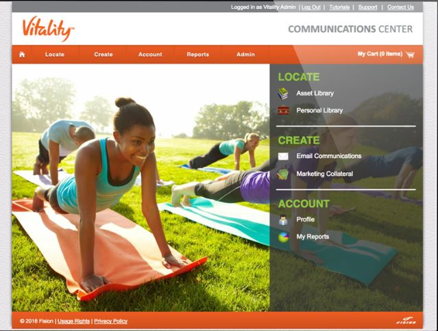 screenshot of Fision