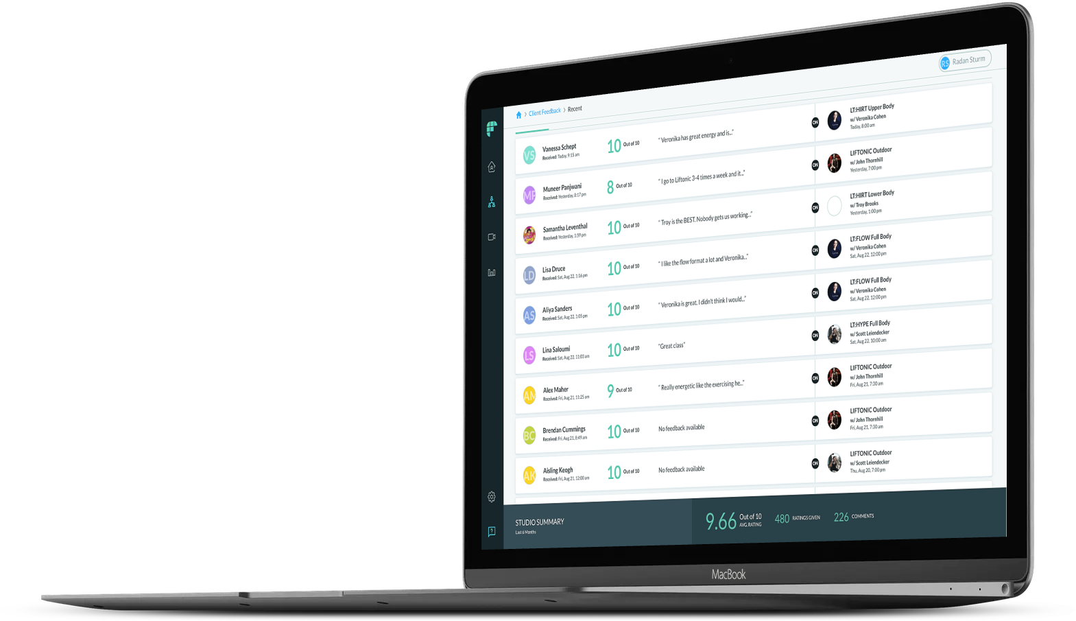 screenshot of FitGrid