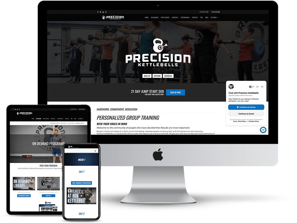 screenshot of FitHive