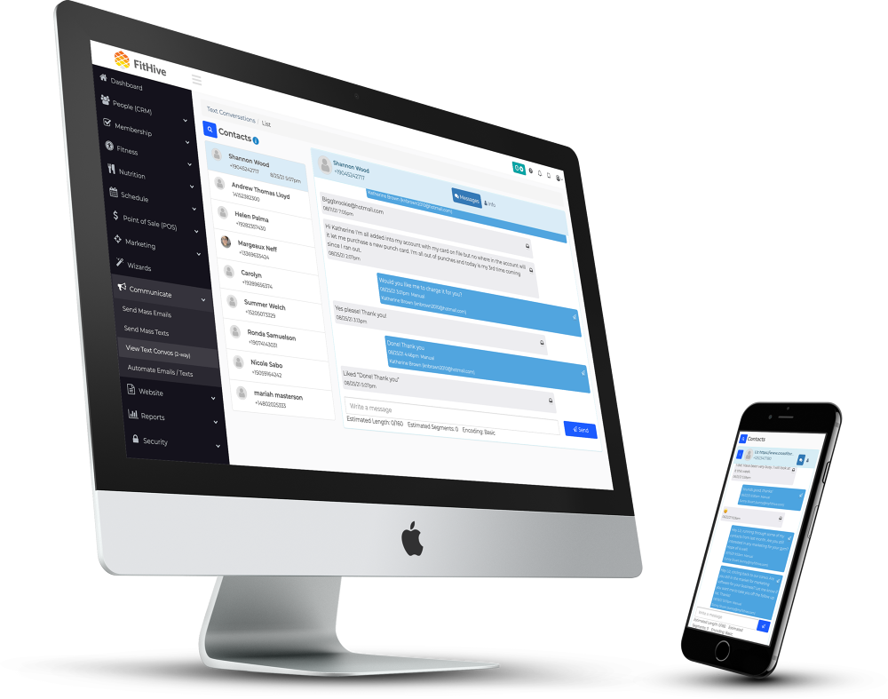 screenshot of FitHive