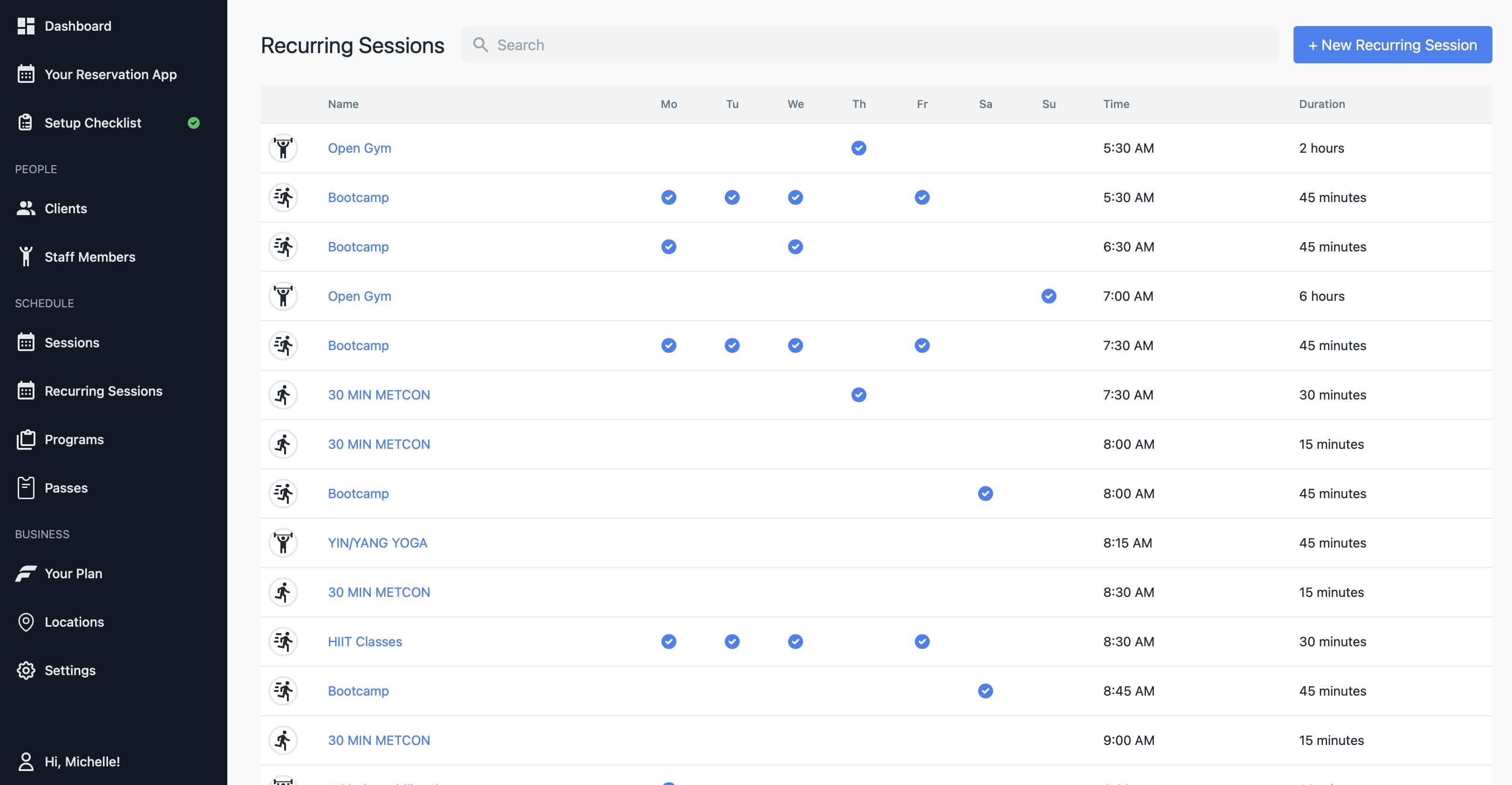 screenshot of Fitnito