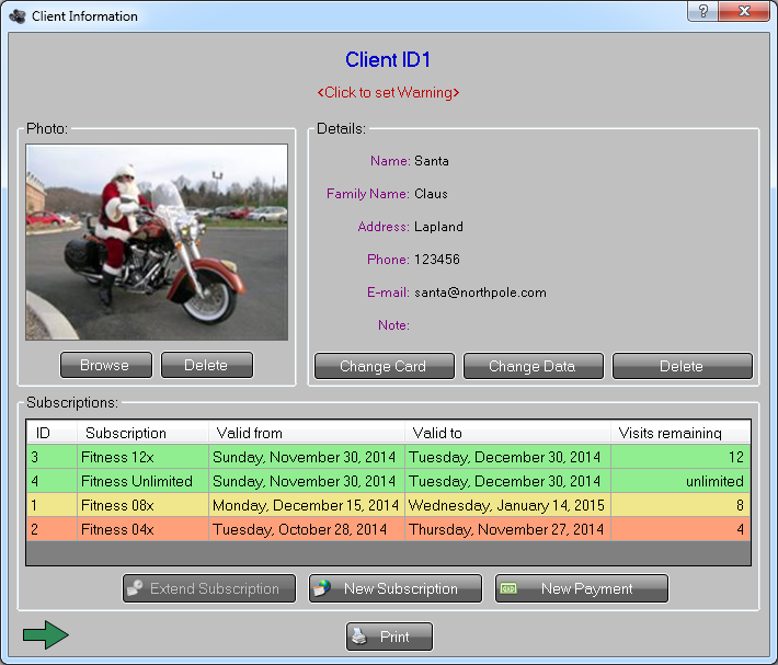 screenshot of Fitorg