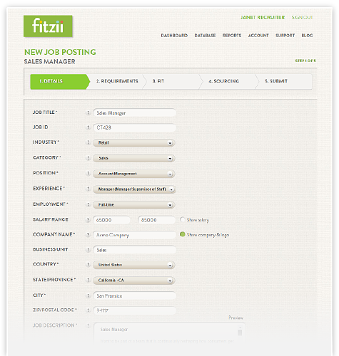 screenshot of Fitzii