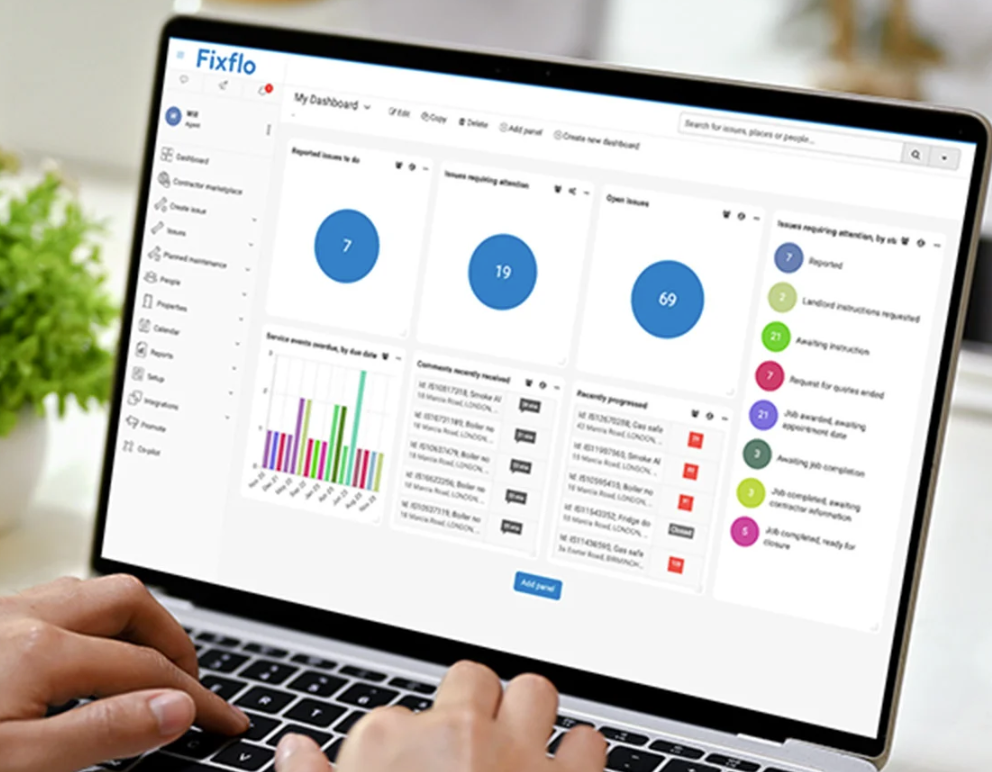 screenshot of Fixflo