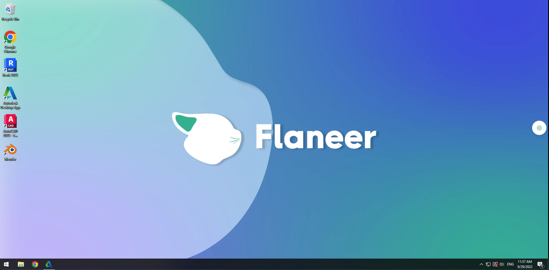 screenshot of Flaneer