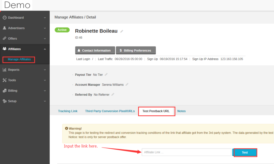 screenshot of FlashClick
