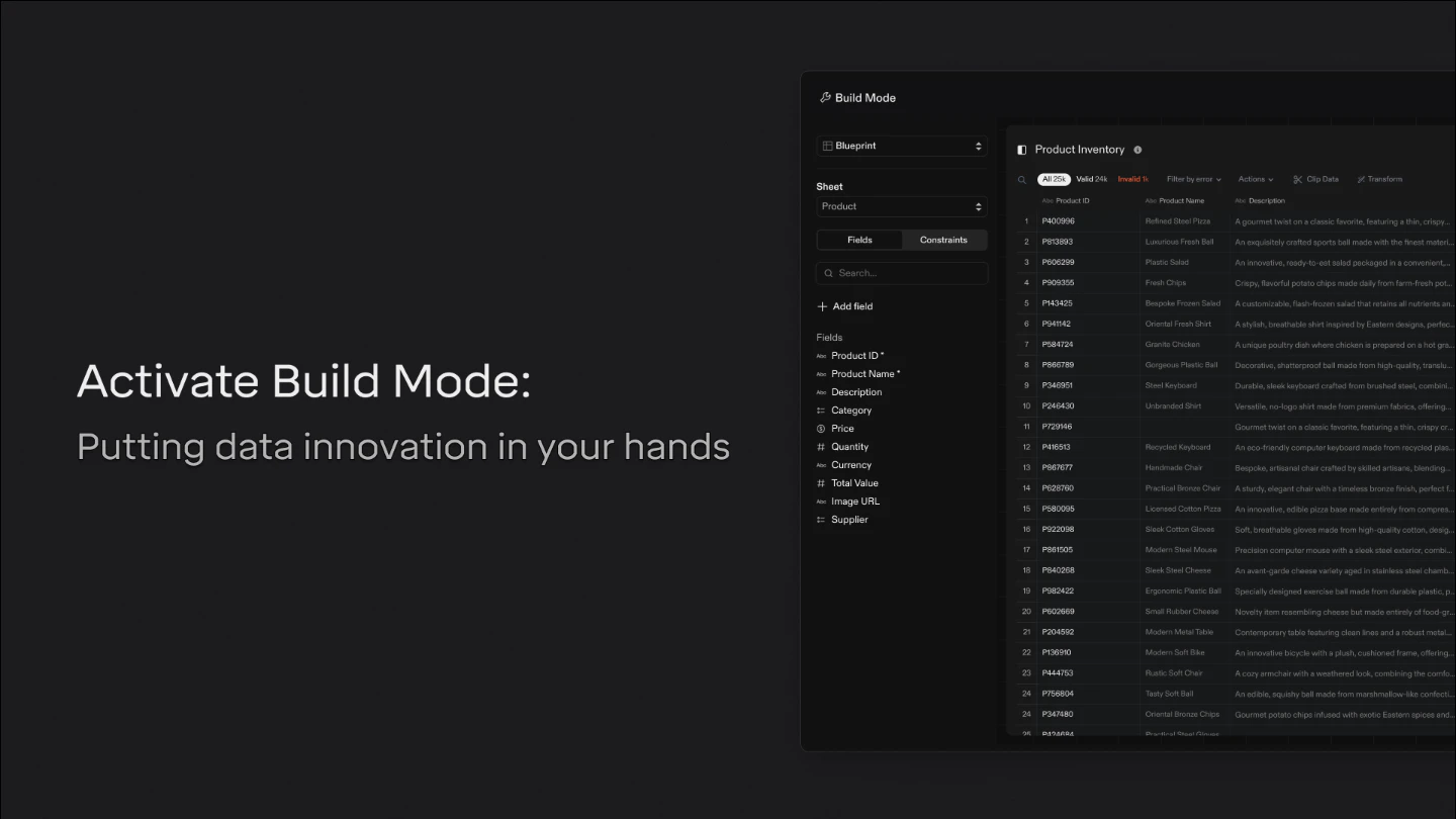 screenshot of Flatfile