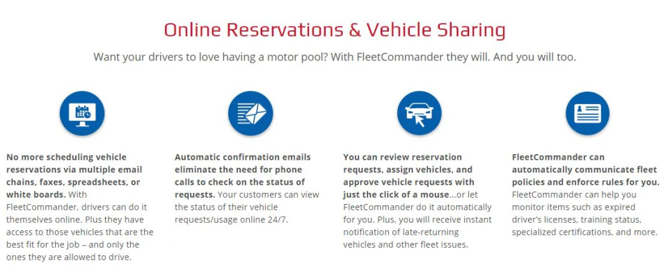 screenshot of FleetCommander