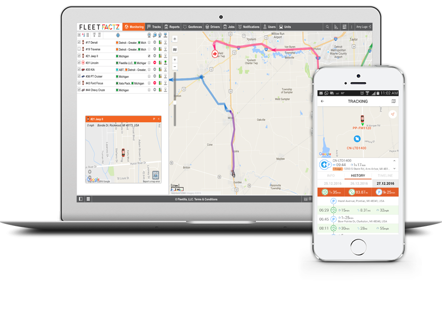 screenshot of FleetFACTZ