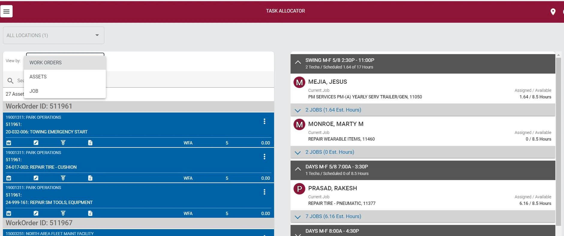 screenshot of FleetFocus