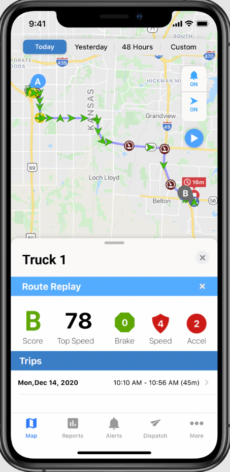screenshot of FleetSharp