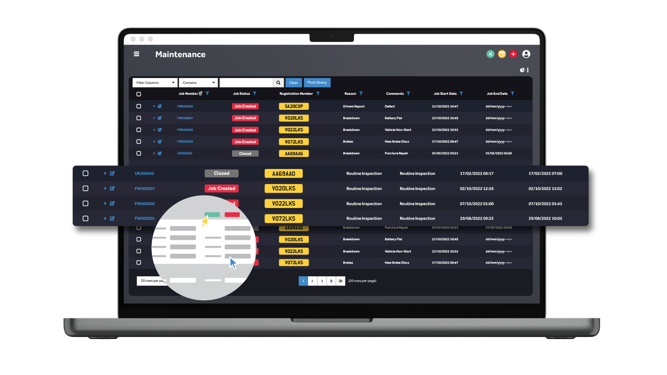 screenshot of FleetWave