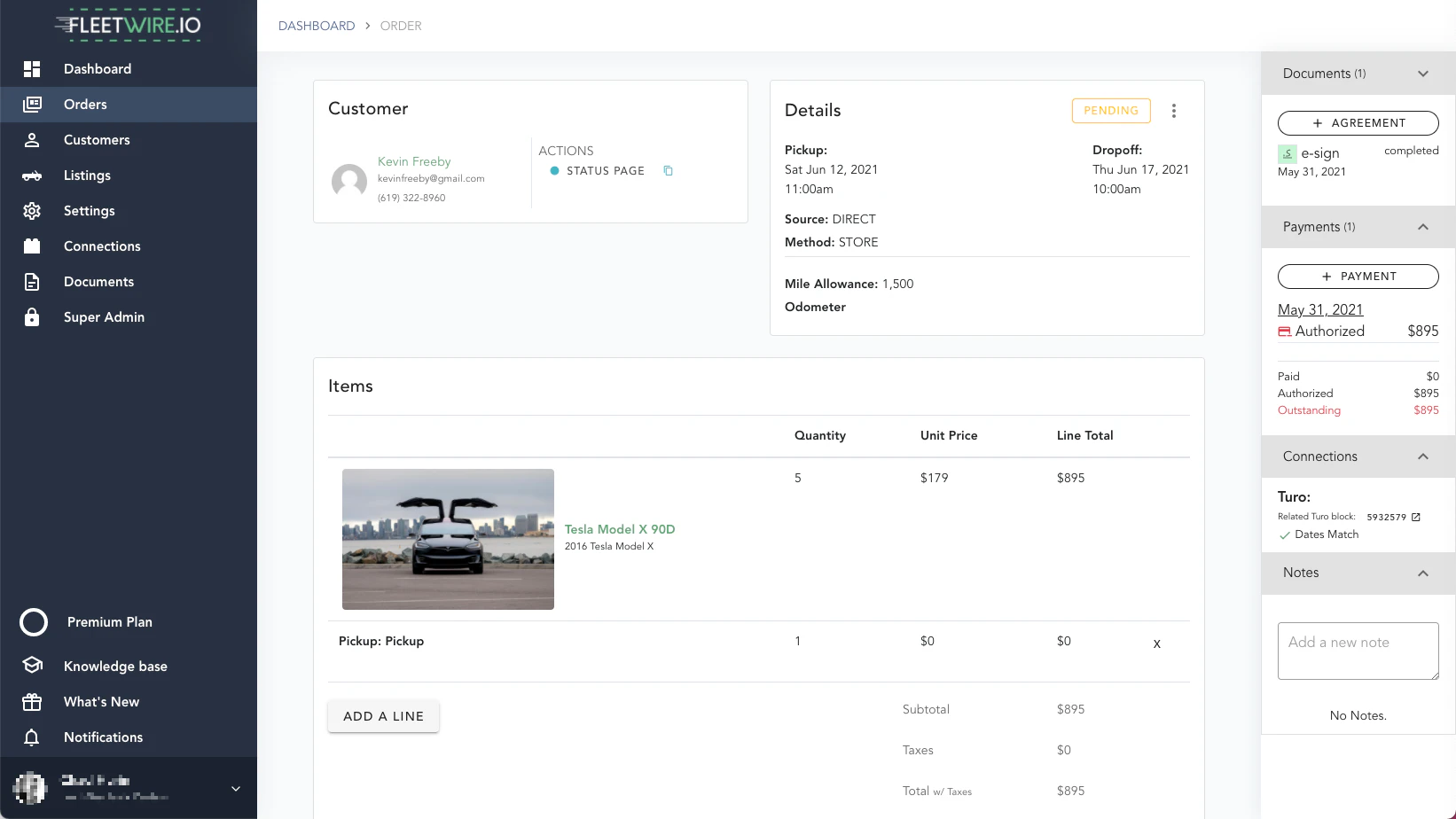 screenshot of FleetWire.io