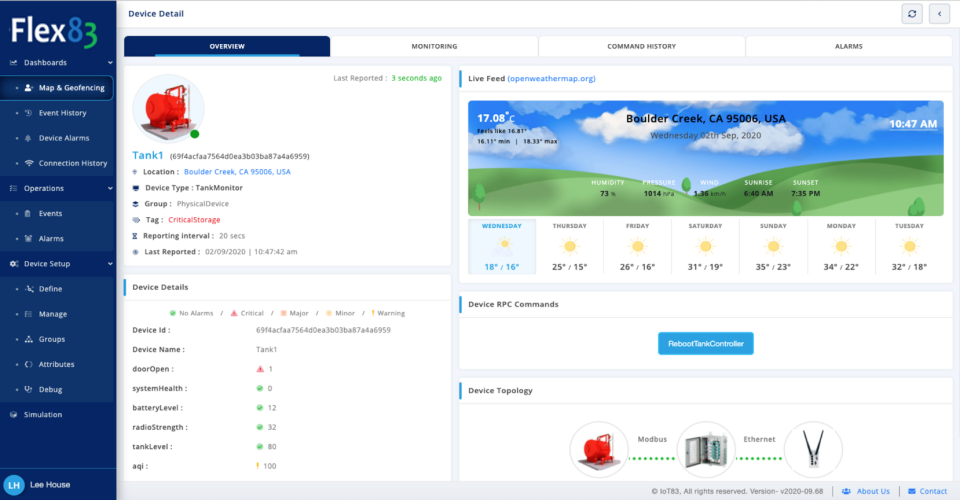screenshot of Flex83