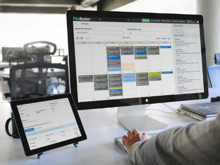 screenshot of FlexBooker
