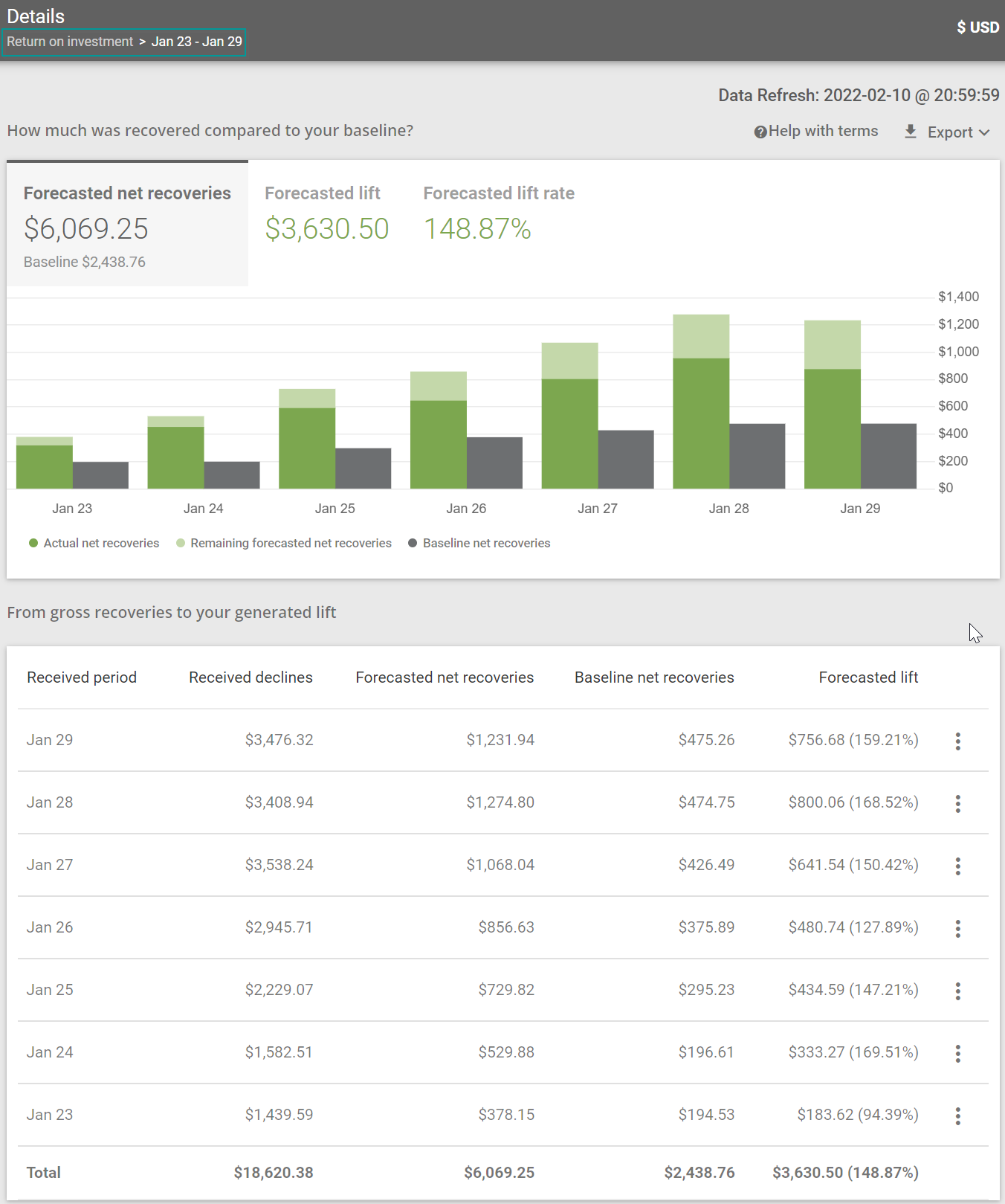 screenshot of FlexPay