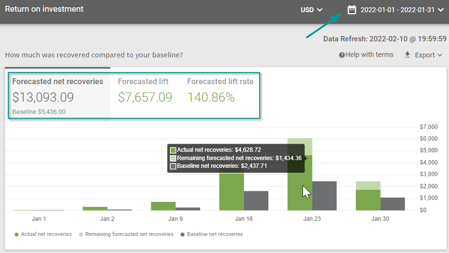 screenshot of FlexPay