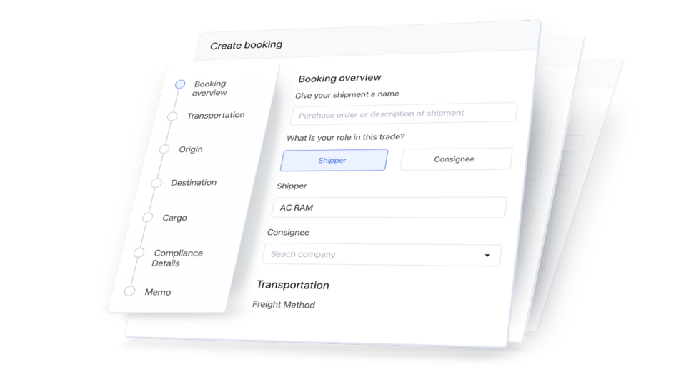 screenshot of Flexport