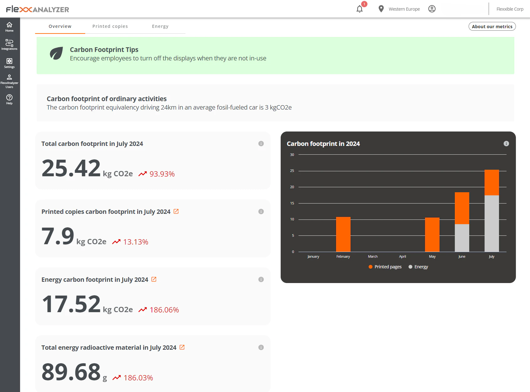 screenshot of FlexxClient
