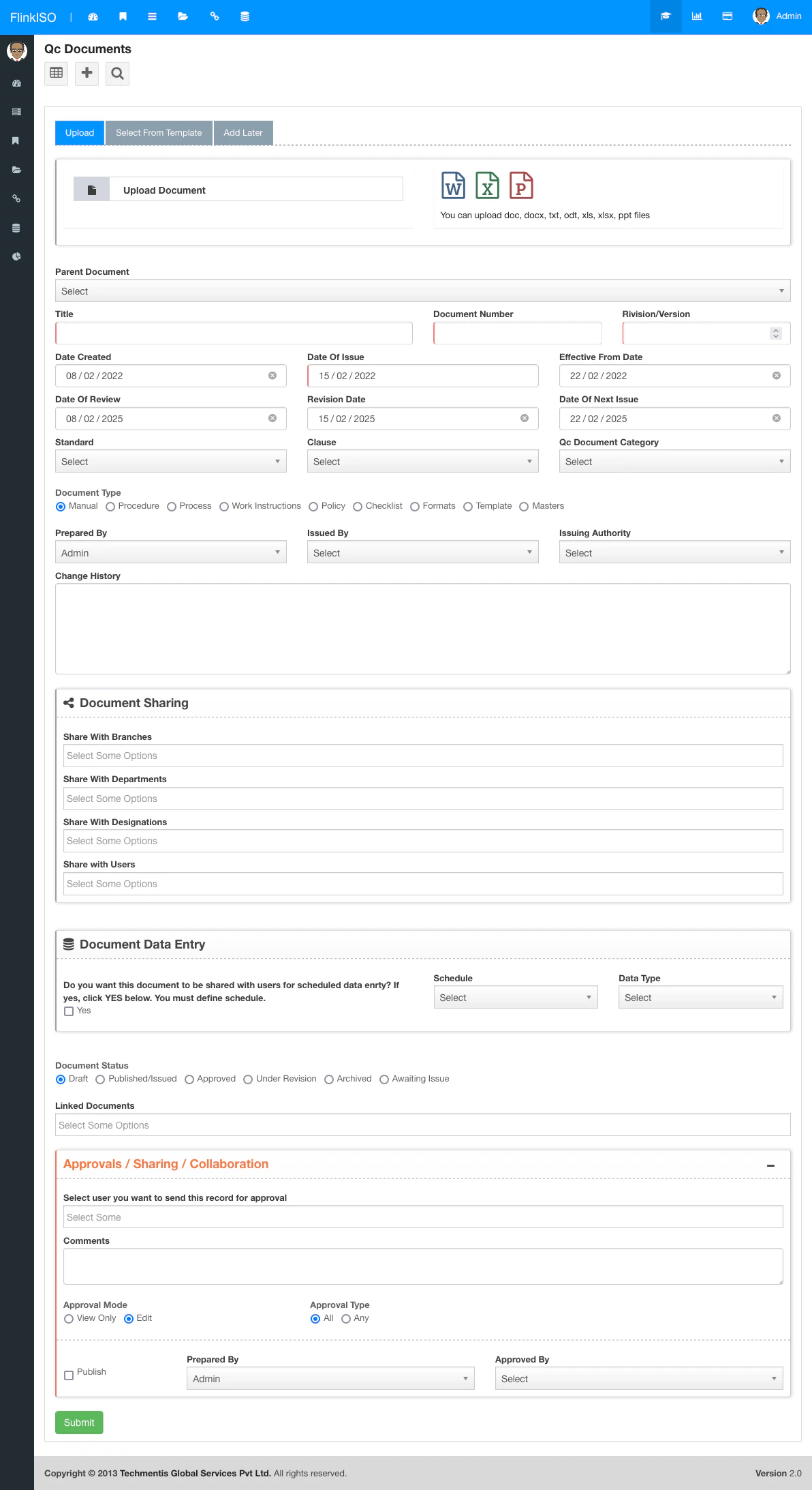 screenshot of FlinkISO