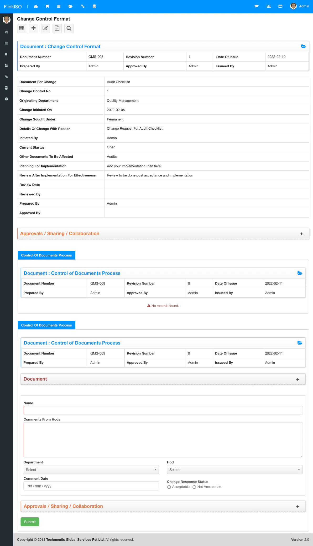 screenshot of FlinkISO