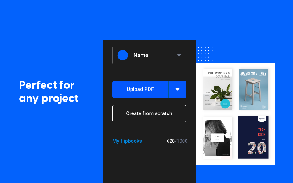 screenshot of Flipsnack