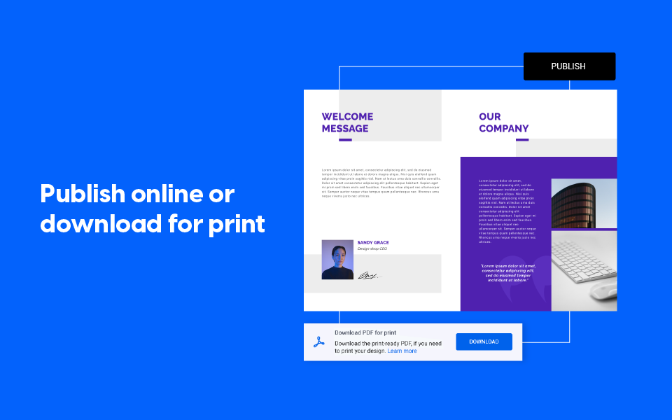 screenshot of Flipsnack