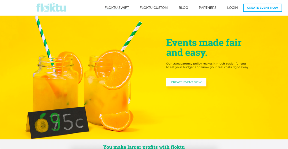 screenshot of Floktu