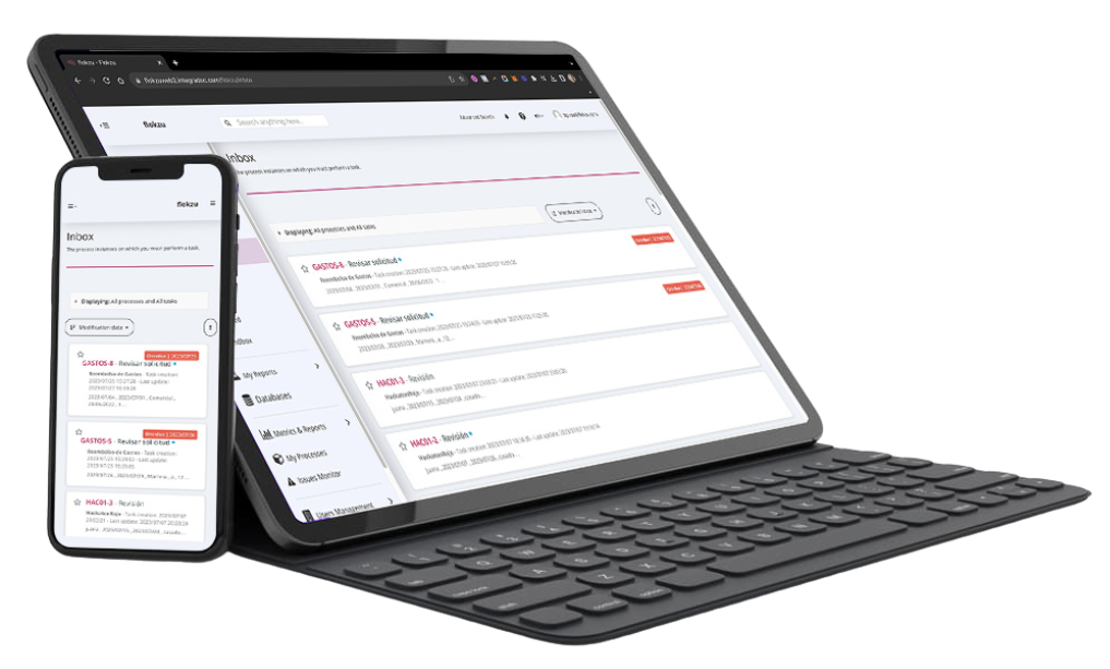 screenshot of Flokzu