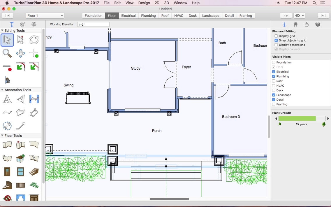 screenshot of FloorPlan