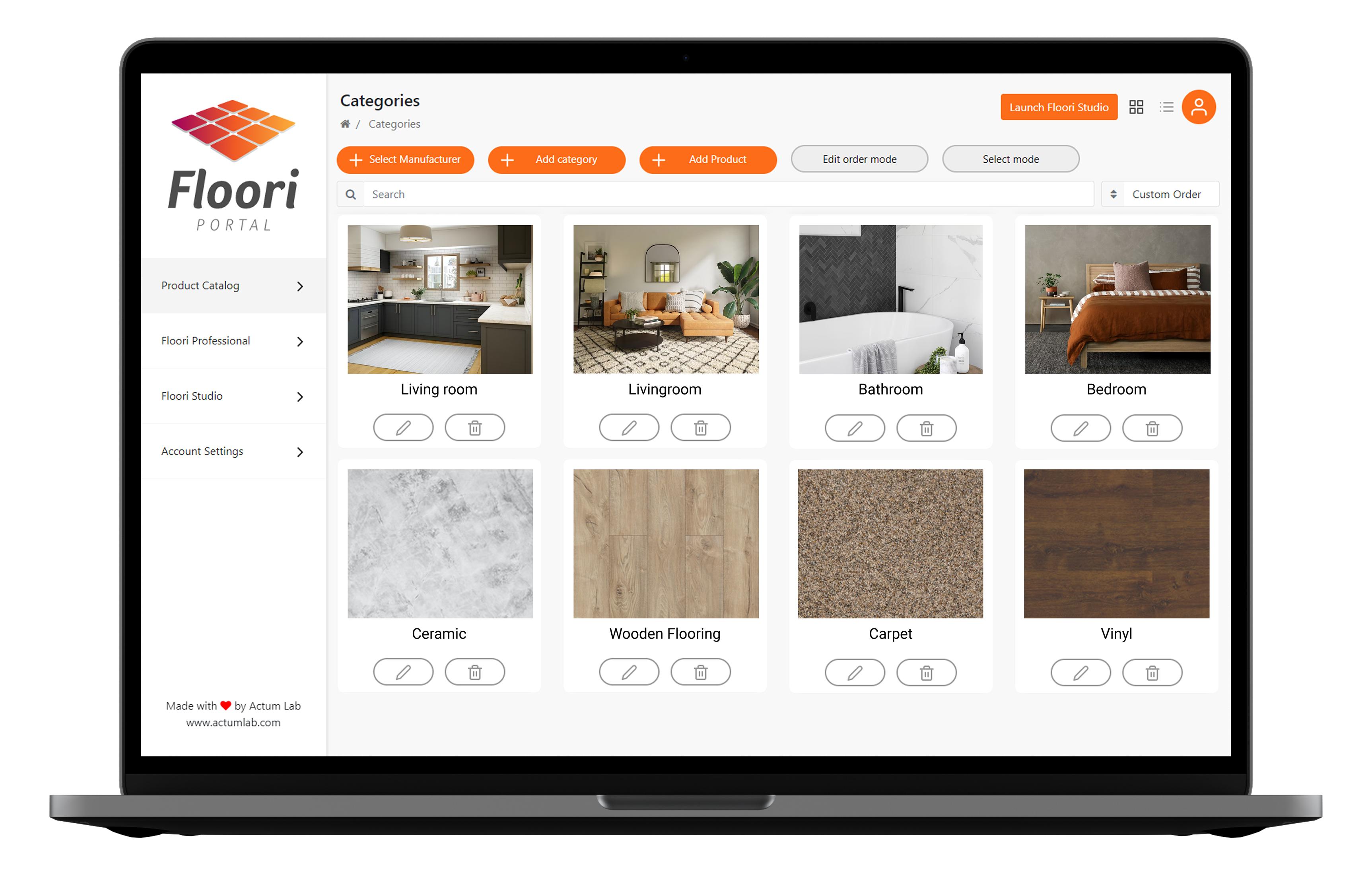 screenshot of Floori