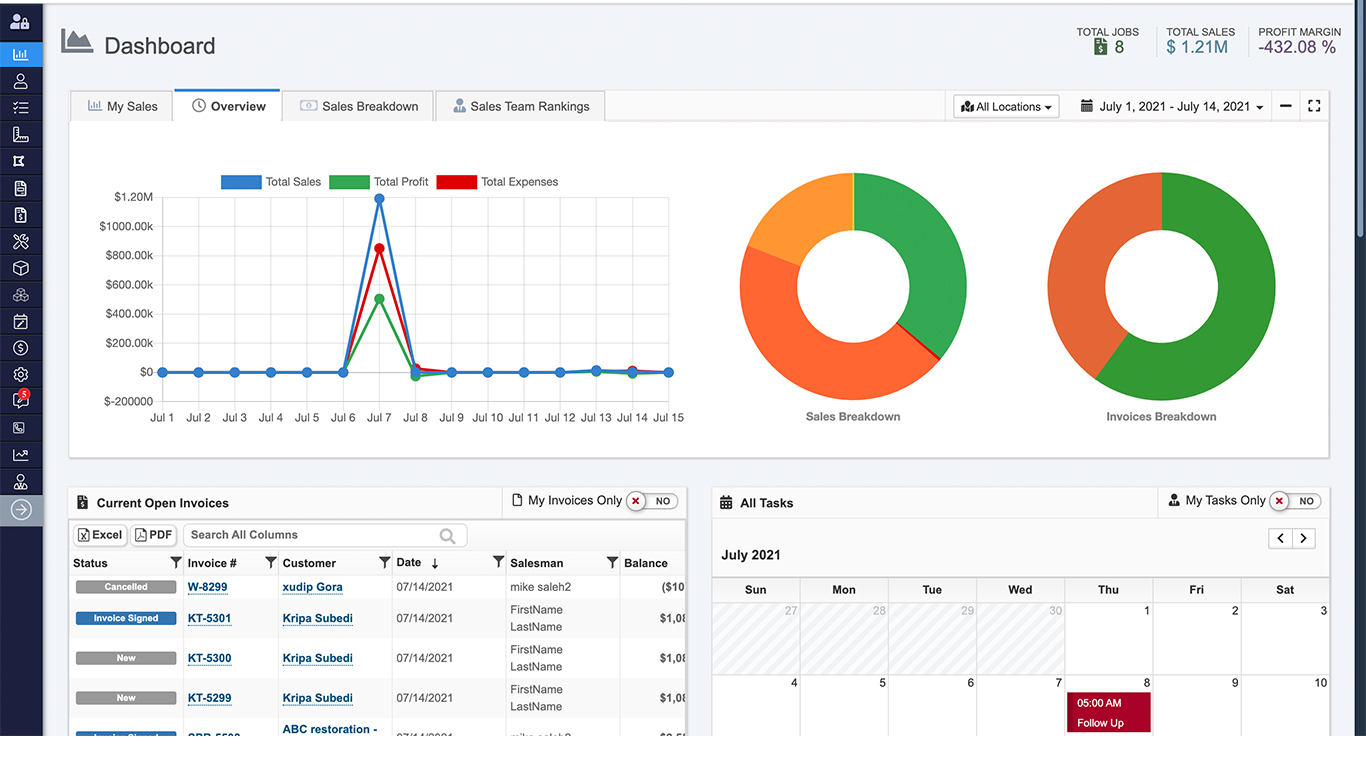 screenshot of Floorzap