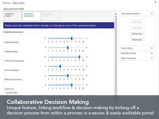 screenshot of FlowForma