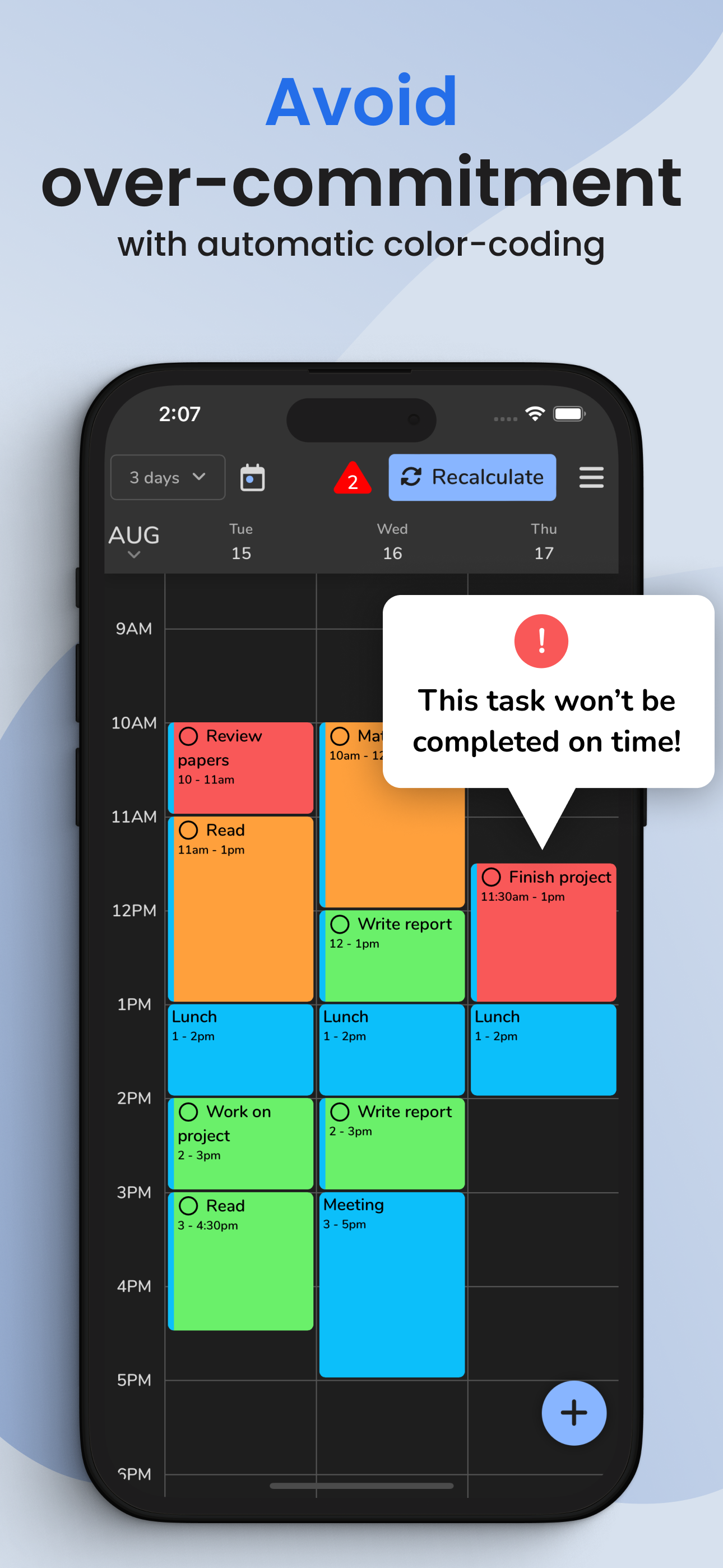 screenshot of FlowSavvy