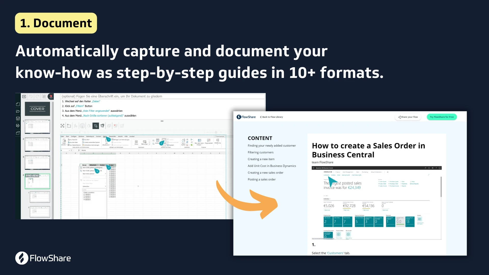 screenshot of FlowShare