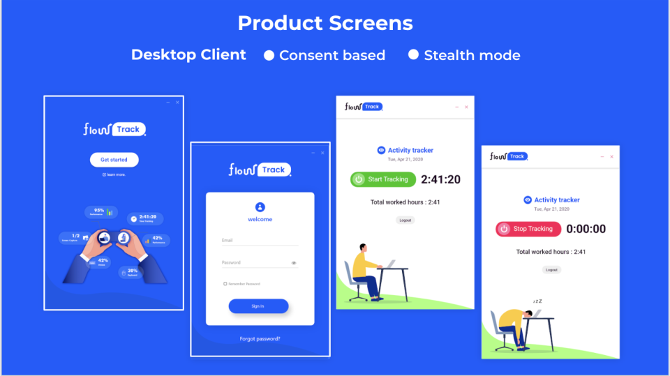 screenshot of FlowTrack