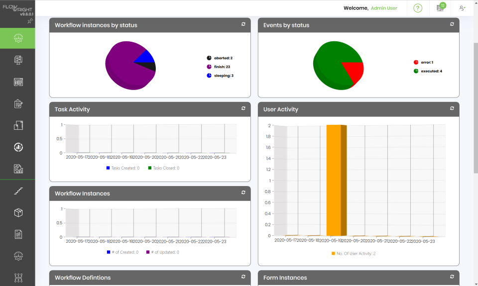screenshot of FlowWright