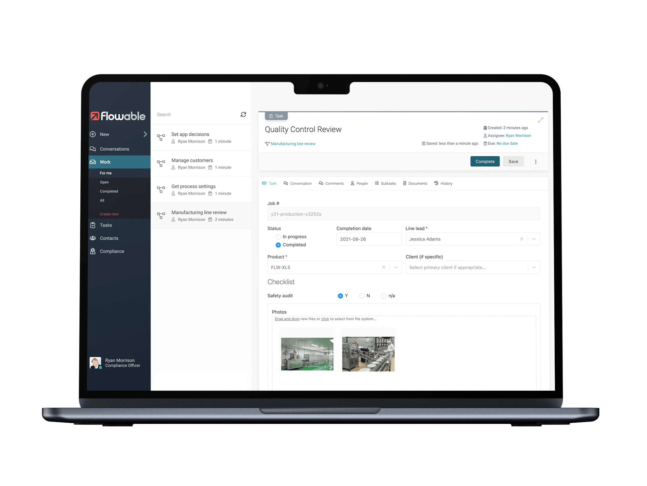 screenshot of Flowable